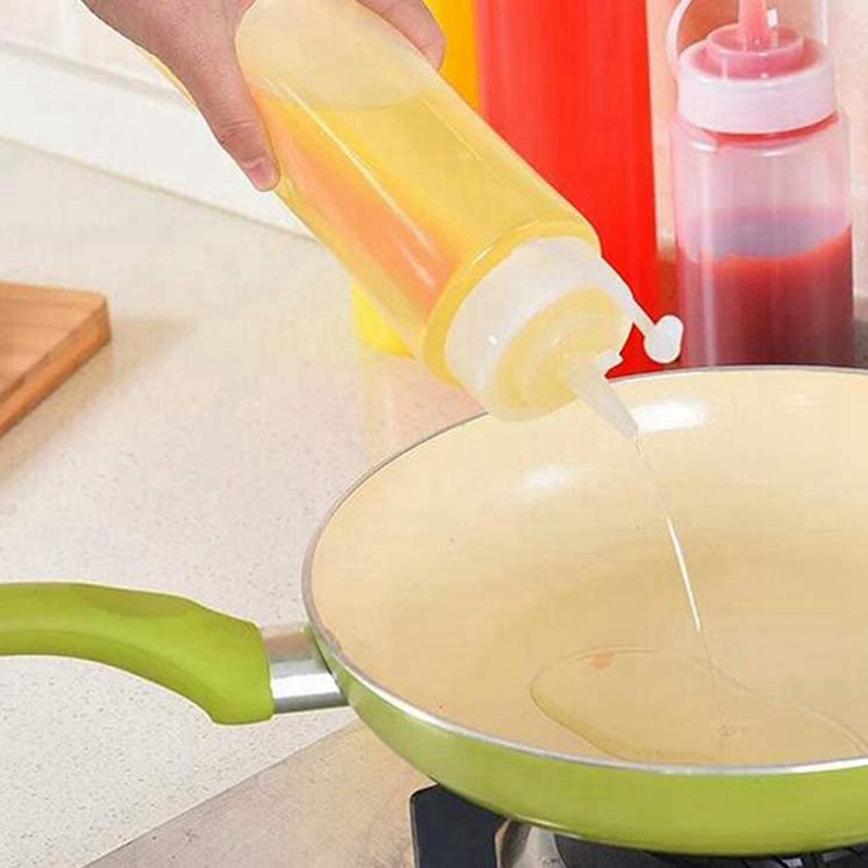 Sauce Squeeze Bottle - ABGE-24 Packung mit 8 Unzen Quetschflaschen