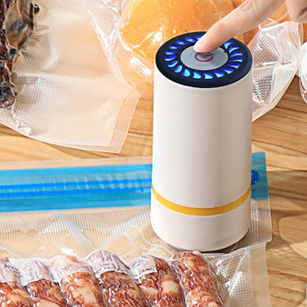 Meal Prep Kitchen - Kabelloser tragbarer Vakuumversiegler, wiederaufladbare Kompaktpumpe zur