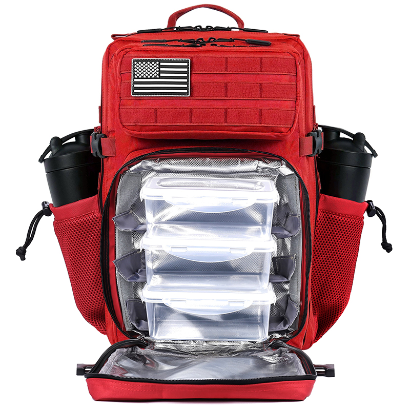 Meal Prep Gym - 45L Mahlzeiten-Vorbereitungs-Rucksack, Taktischer Wasserdichter Isolierter Lunch-Kühltasche,