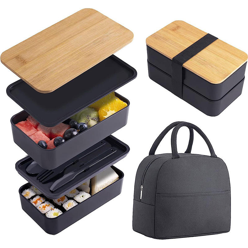 Stapelbare Bento-Box mit Utens – Meal Prep Rezepte Bewertung und Preis