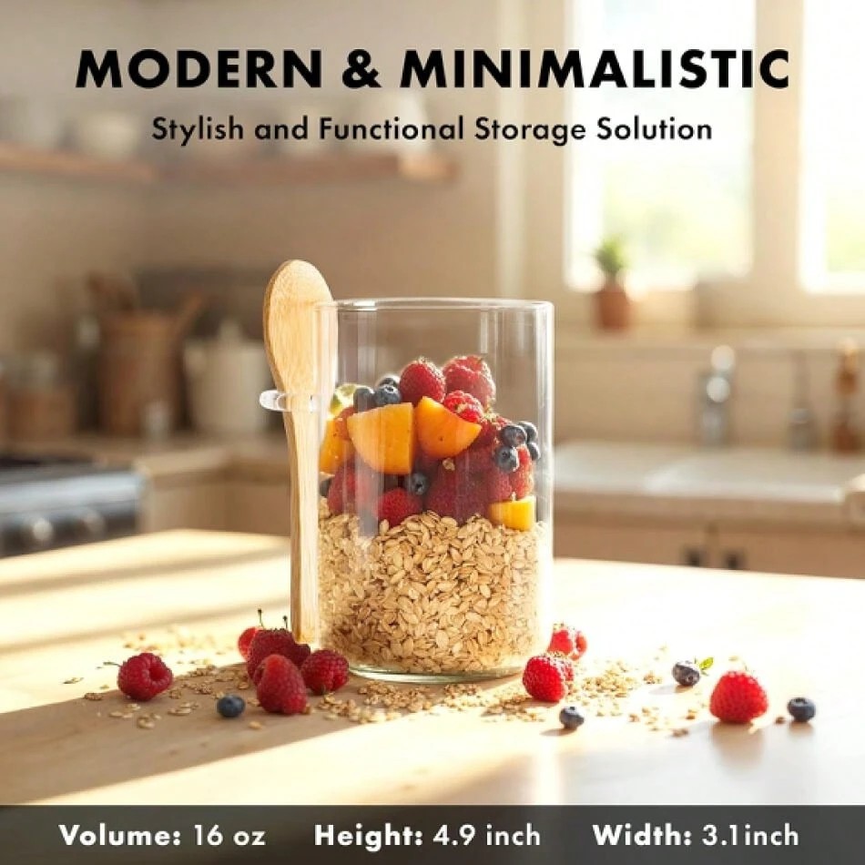 Tyrixma Overnight-Oats-Behälte – Meal Prep Oatmeal Jars Bewertung und Preis