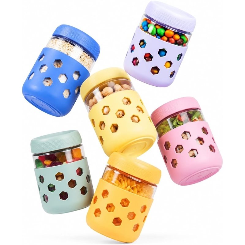 B08B-Glasbehälter mit luftdich – Meal Prep Oatmeal Jars Bewertung und Preis