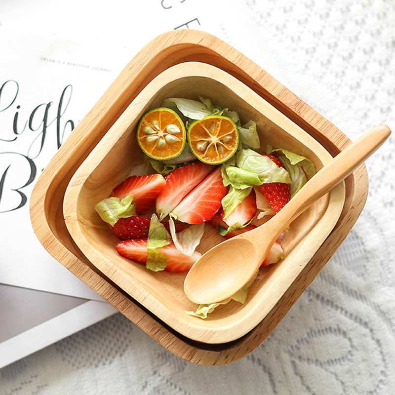 1Pc Platz Holz Schüssel 4 Größ – Meal Prep Bowl Bewertung und Preis