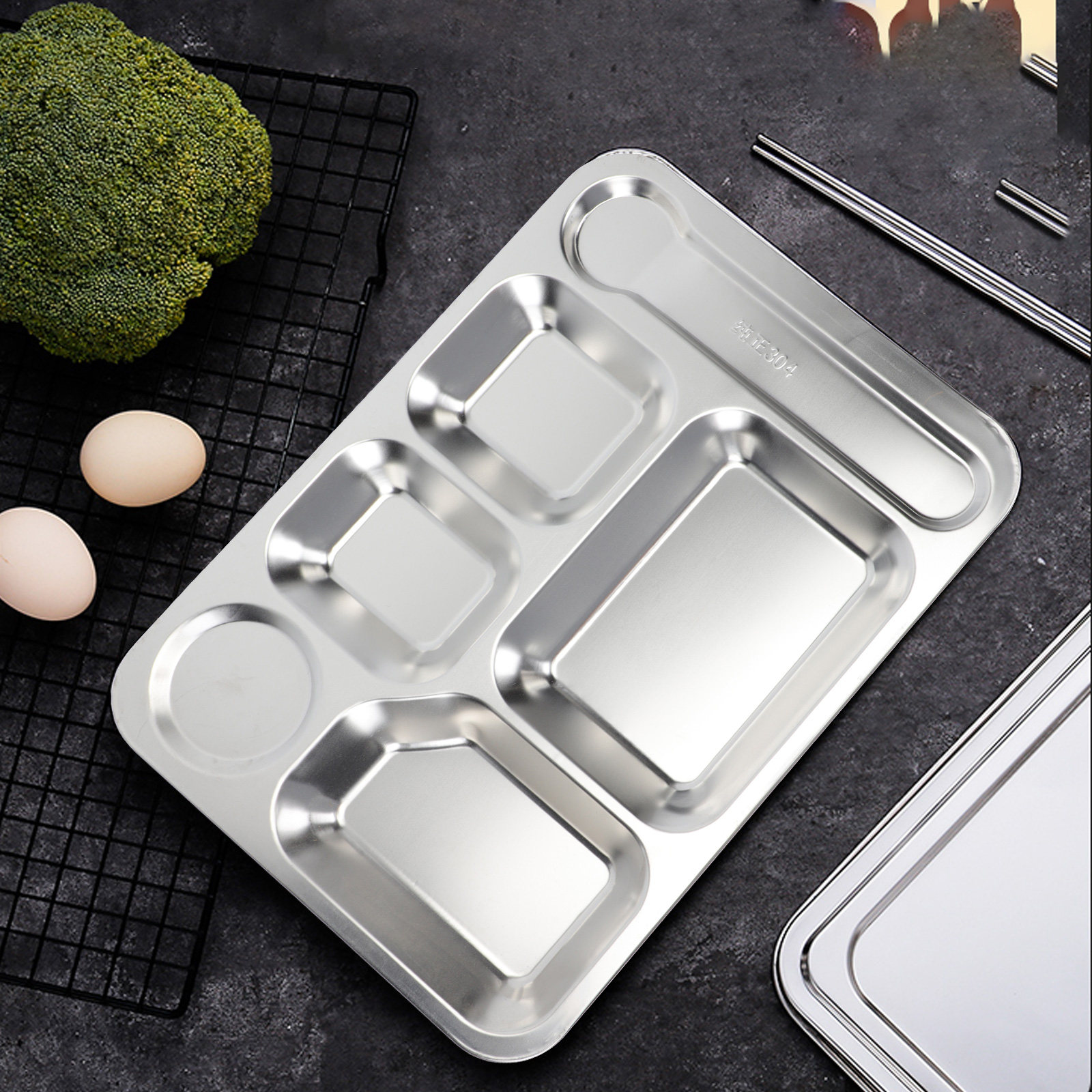 1 Stück Edelstahl-Lunchbox mit – Meal Prep Kitchen Bewertung und Preis