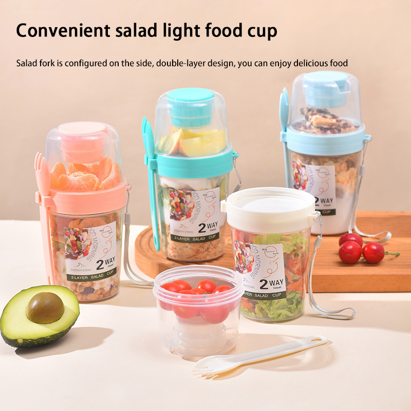 Tragbarer Frühstücks-Salatbech – Meal Prep Oatmeal Jars Bewertung und Preis