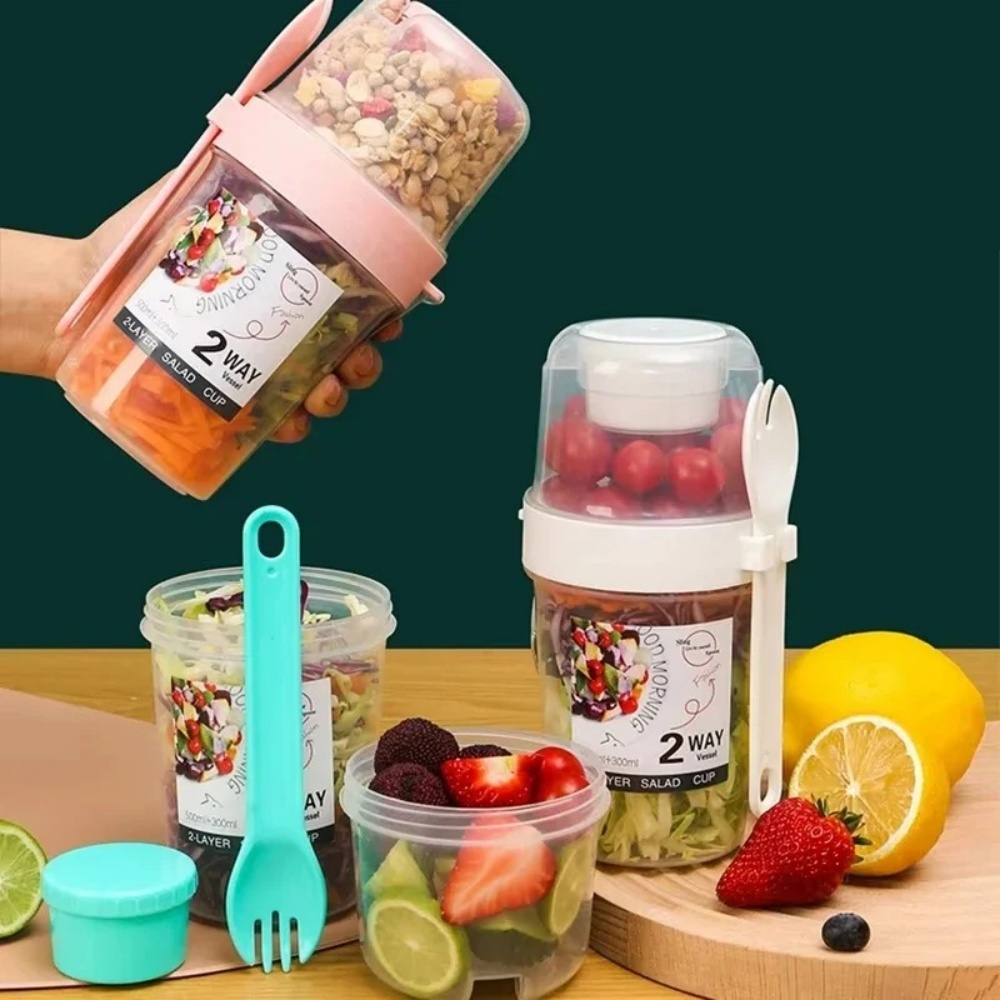 Tragbare Salat Tasse Frühstück – Meal Prep Oatmeal Jars Bewertung und Preis