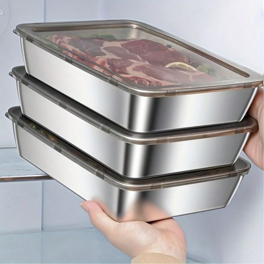 6-teiliges Set (3 Behälter + 3 – Meal Prep Kitchen Bewertung und Preis