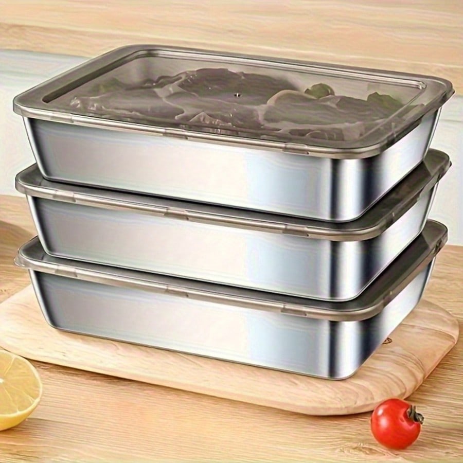 6-teiliges Set (3 Behälter + 3 – Meal Prep Kitchen Bewertung und Preis