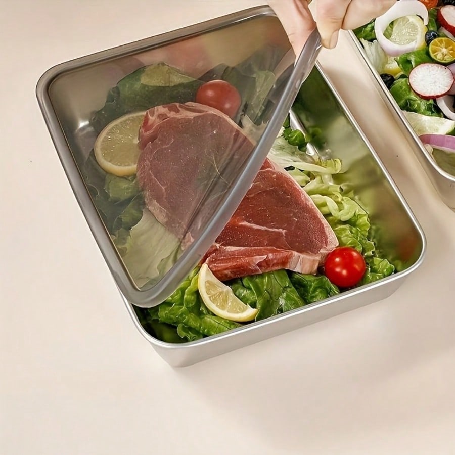 6-teiliges Set (3 Behälter + 3 – Meal Prep Kitchen Bewertung und Preis
