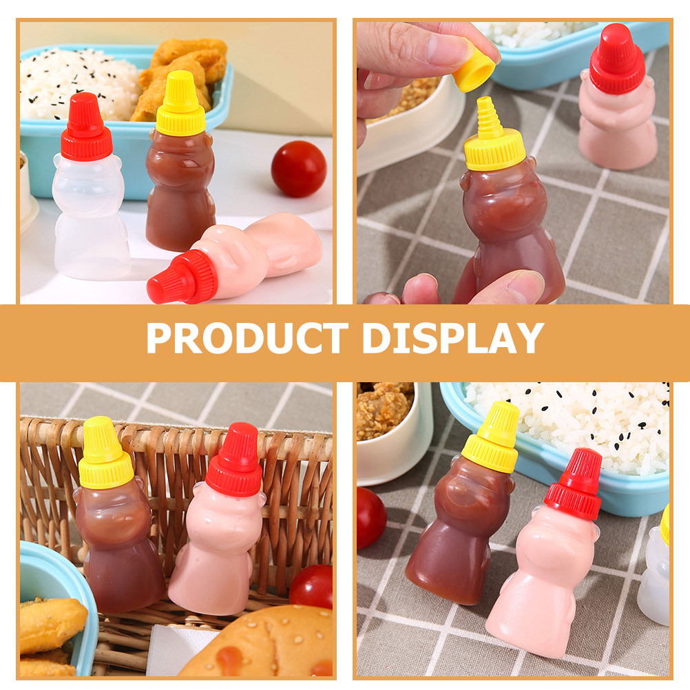 12 Stück Mini-Bären-Sojasoßenf – Sauce Squeeze Bottle Bewertung und Preis