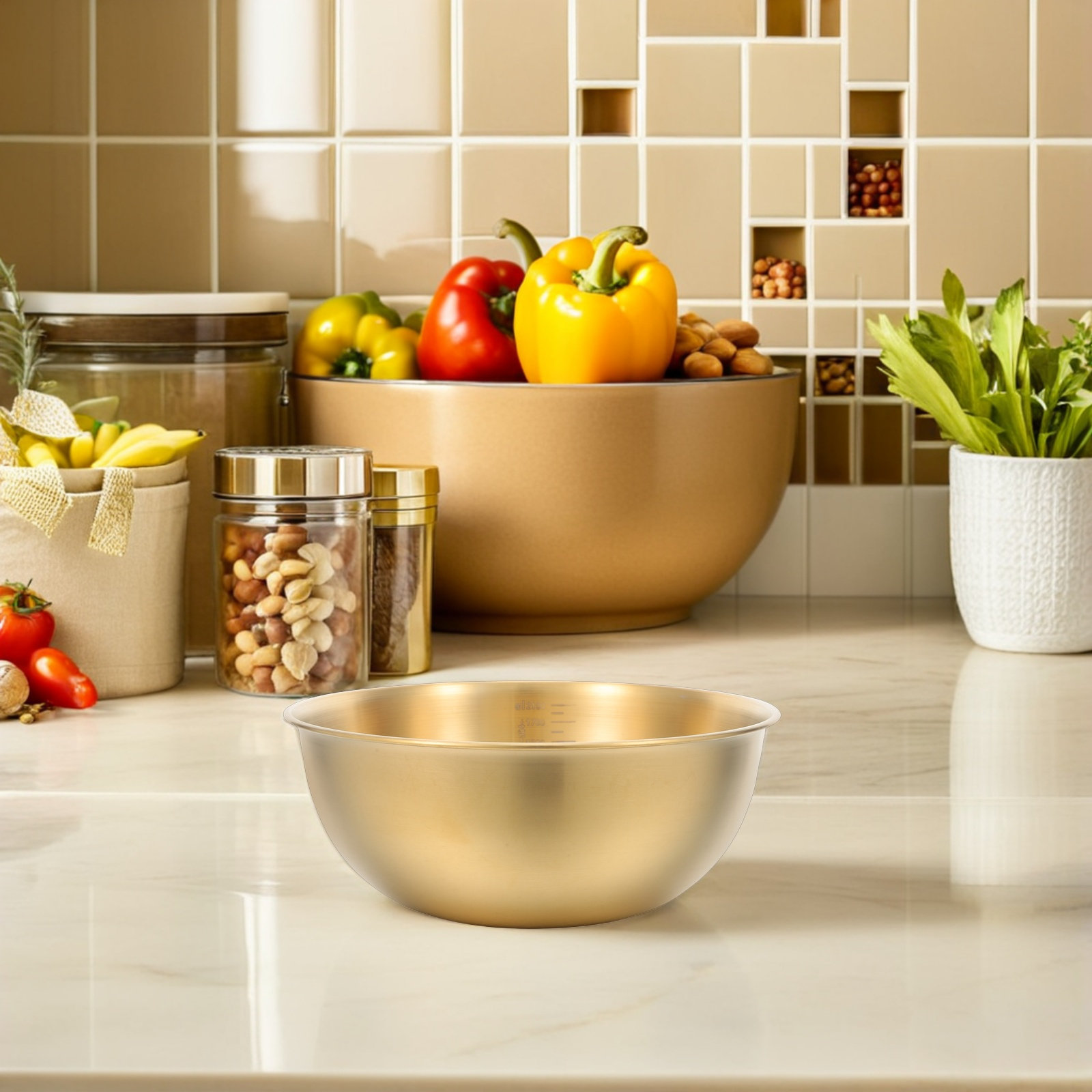 2100 ml Edelstahl-Rührschüssel – Meal Prep Bowl Bewertung und Preis