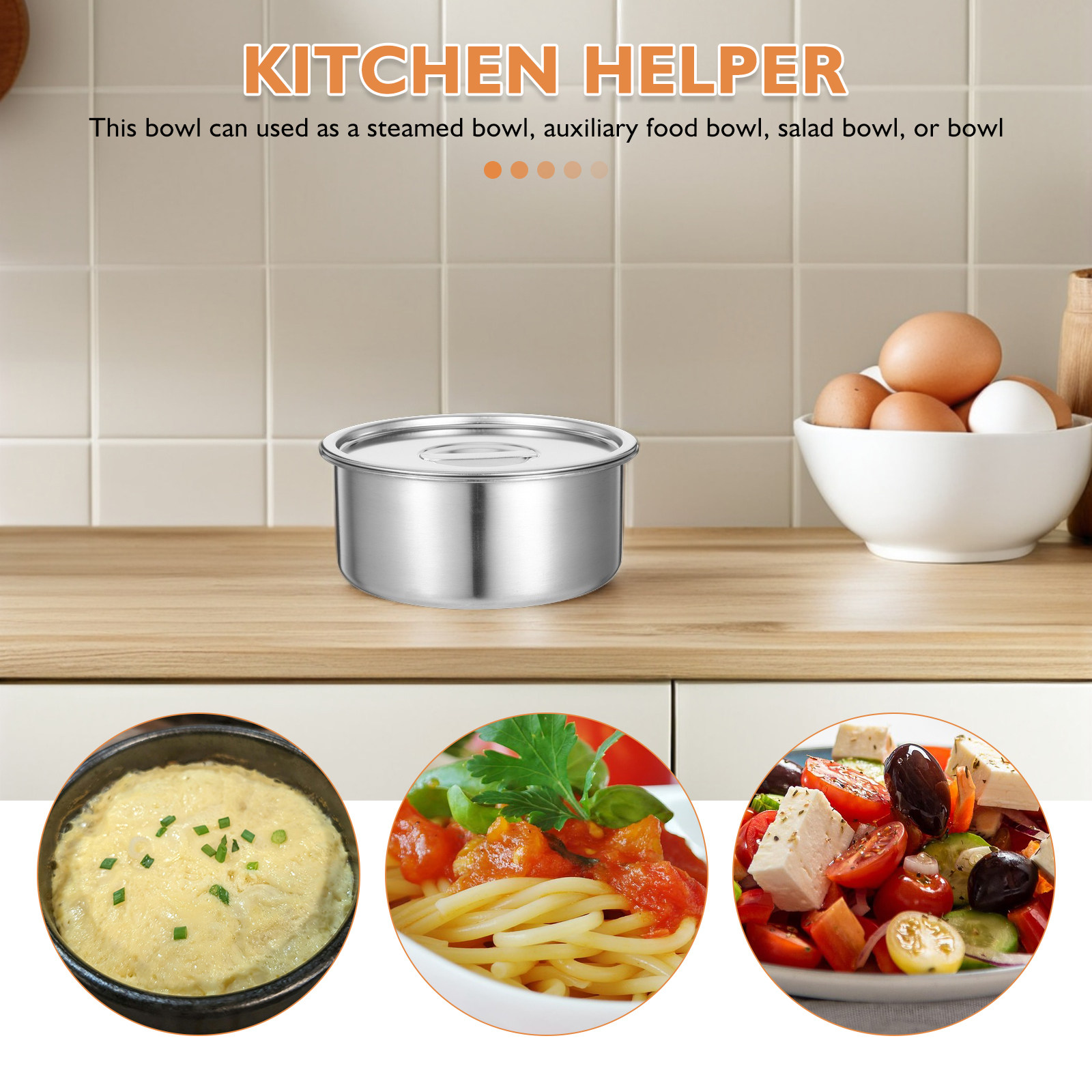 Edelstahl-Eierdämpfschale 14 c – Meal Prep Bowl Bewertung und Preis