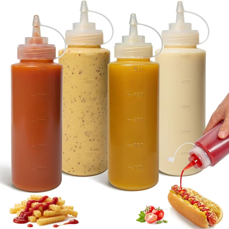 500 ML Kunststoff-Quetschflasc – Sauce Squeeze Bottle Bewertung und Preis