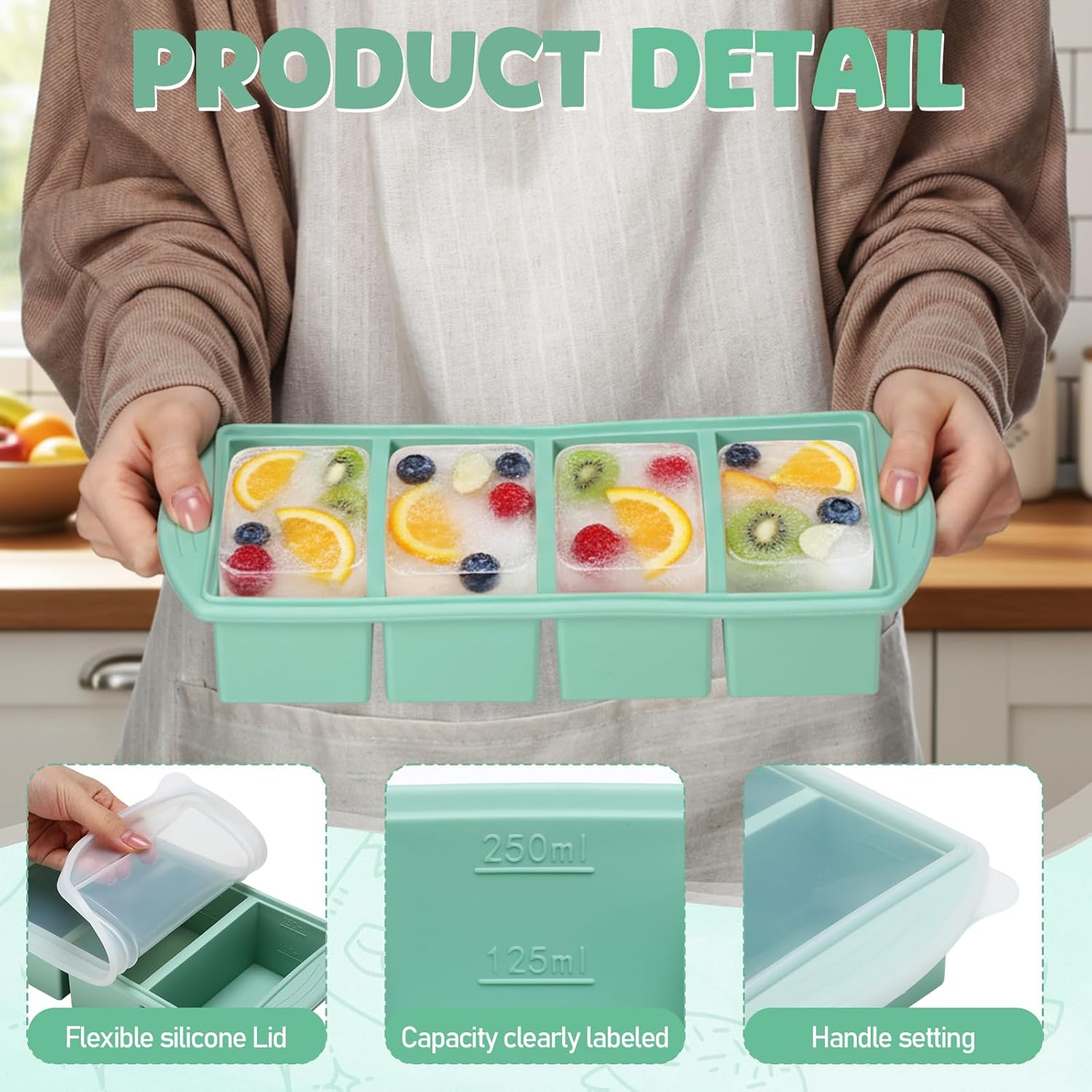 Silikon-Gefrierbehälter mit De – Meal Prep Chia Pudding Bewertung und Preis