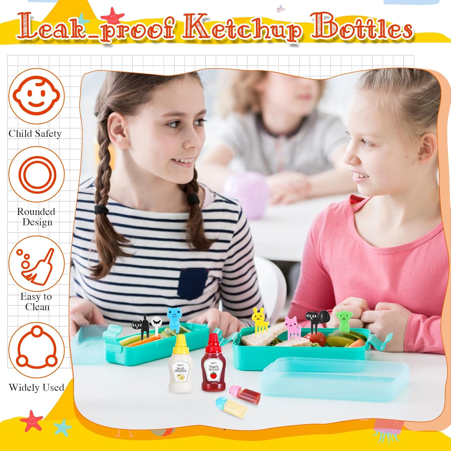 Bento-Lunchbox für Kinder, Zub – Sauce Squeeze Bottle Bewertung und Preis