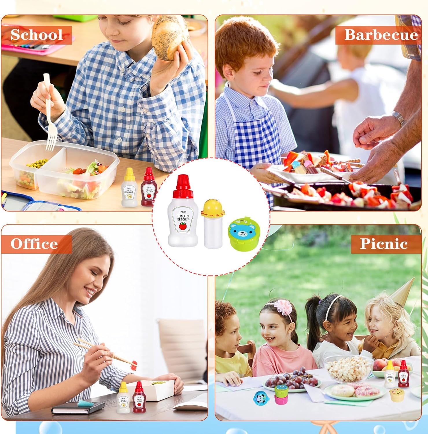 Bento-Lunchbox für Kinder, Zub – Sauce Squeeze Bottle Bewertung und Preis