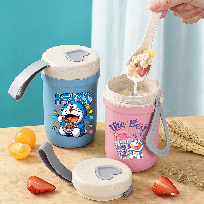 Doraemon Mädchen Jungen Tragba – Meal Prep Oatmeal Jars Bewertung und Preis