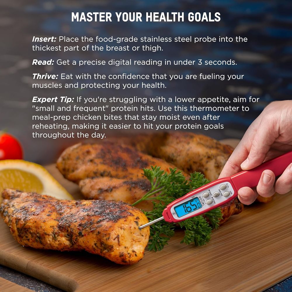 Digitales Fleischthermometer – – Meal Prep High Protein Bewertung und Preis