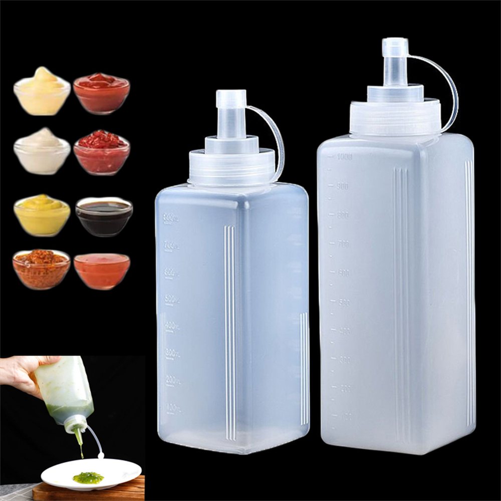 1 Packung 800/1000ml Kunststof – Sauce Squeeze Bottle Bewertung und Preis