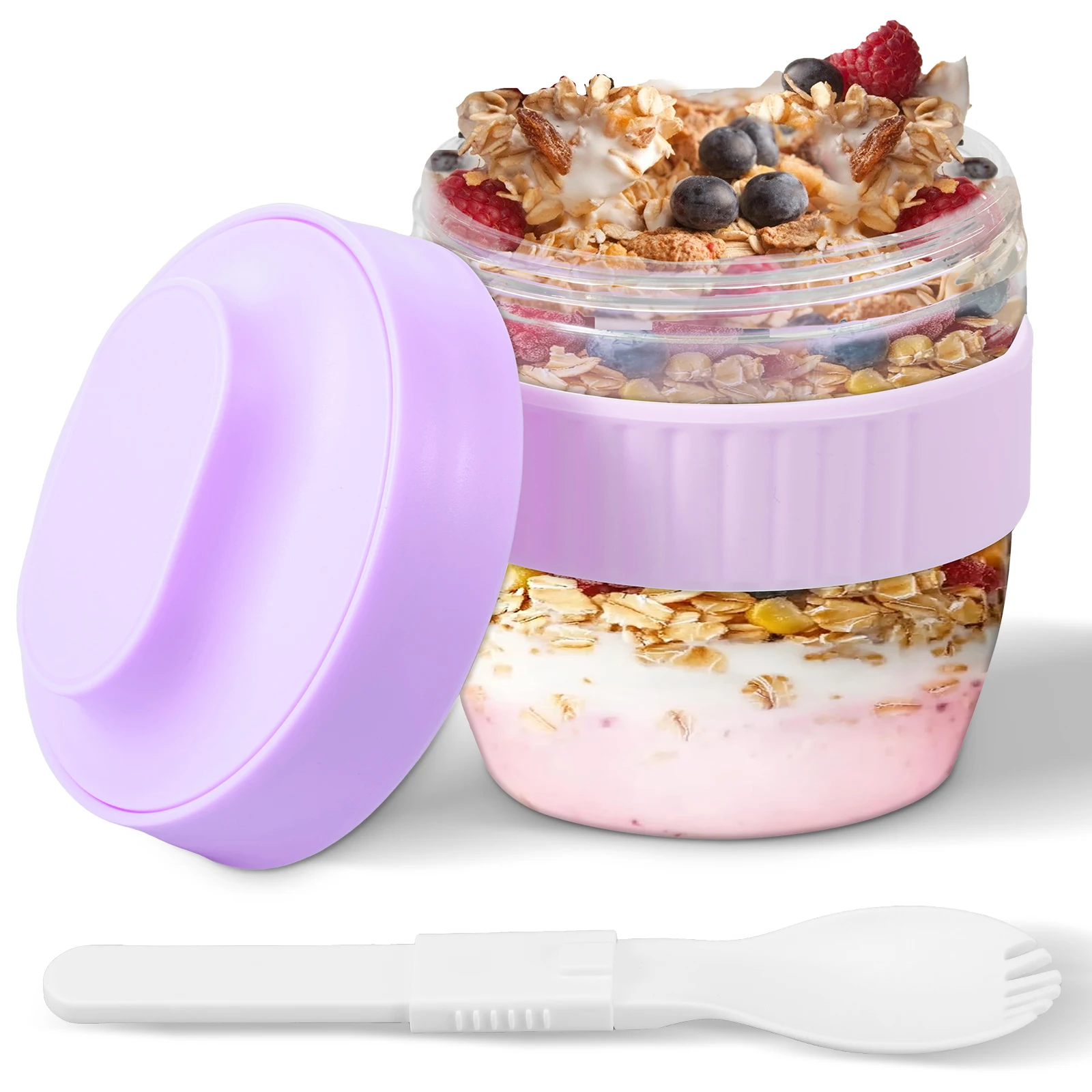 Doppelschichtiger Overnight-Oa – Meal Prep Oatmeal Jars Bewertung und Preis