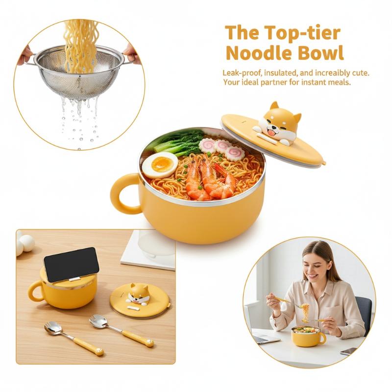 Edelstahl Instant-Nudelschüsse – Meal Prep Bowl Bewertung und Preis