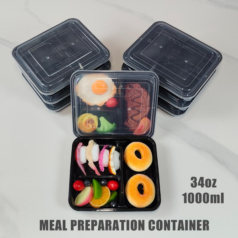 3-Fach-Unterteilte 34 Oz/1000  – Meal Prep Gym Bewertung und Preis